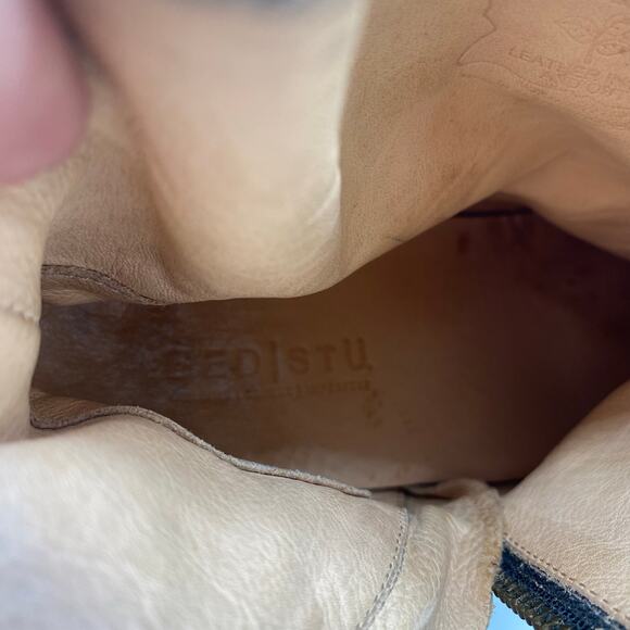 Bed Stu Cobbler Women's size 10 Blaire Brown Heel Leather Blaire Booties - Picture 11 of 11